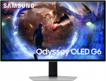 Samsung G60SD computer monitor 68.6 cm (27") 2560 x 1440 pixels Quad HD OLED Silver