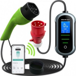 Qoltec EV electric car charger 22kW 400V WiFi TUYA 7m