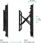 Onkron TV/VIDEO ACC WALL MOUNT/PRO7G-B ONKRON