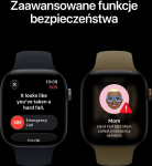 Apple Smartwatch Apple Watch 12 GPS + Cellular 42mm Light Gold Alu Sport Band S/M Piaskowy  (MJG24ET/A)