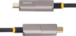 Startech Kabel USB StarTech 146B-USBC-HDMI4K-AOC adapter kablowy 15,2 m USB Type-C HDMI Typu A (Standard) Czarny