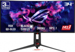 Asus ROG Swift OLED PG34WCDN computer monitor 86.4 cm (34") 3440 x 1440 pixels Wide Quad HD QD-OLED Black