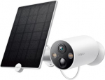 Tp-Link Camera Tapo C425 Wireless Outdoor Security, 2K QHD 4MP, AI, Night Vision, IP66 + TP-Link Tapo A200 Solar Panel 4.5W, IP65, Black EU White EU