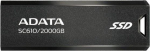 Adata Dysk zewnętrzny SSD ADATA SC610 2TB Czarny (SC610-2000G-CBK/RD)