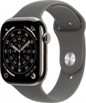 Apple Smartwatch Apple Watch 11 GPS + Cellular 46mm Natural Titanium Sport Band M/L Grafitowy  (MFCX4MP/A)
