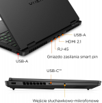 HP OMEN Gaming 16-am0229nw Intel Core Ultra 7 255H Laptop 40,6 cm (16'') 2K 24 GB DDR5-SDRAM 1 TB SSD NVIDIA GeForce RTX 5060 Wi-Fi 6E (802.11ax) Windows 11 Home AI PC Czarny