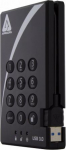 Apricorn Dysk zewnętrzny HDD Apricorn Aegis Padlock 2TB Czarny (A25-3PL256-2000)