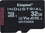 Kingston Industrial microSDHC 32GB Class 10 A1 pSLC + SD Adapter