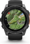 Garmin Fenix 8 3.56 cm (1.4") AMOLED 51 mm Digital 454 x 454 pixels Touchscreen Titanium Wi-Fi GPS (satellite)