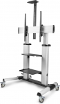 Startech 1110C-MOBILE-TV-CART uchwyt do telewizor&oacute;w 2,54 m (100'') Czarny, Srebrny