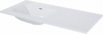Noname Umywalka 146035 UMYWALKA CERAMICZNA SKAPPA 100 BEZ OTWORU PRAWA (60+40), CERAM WHITE ELITA// EL.146035