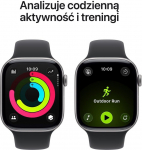 Apple Smartwatch Apple Apple Watch Series 11&Acirc;&nbsp;GPS + Cellular 46mm Space Grey Aluminium Case with Black Sport Band - S/M