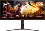 AOC Monitor CU34G4Z 34 inches 240Hz Curved VA HDMIx2 DP HAS