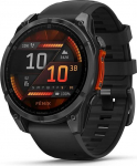 Garmin Fenix 8 3.56 cm (1.4") AMOLED 47 mm Digital 454 x 454 pixels Touchscreen Black Wi-Fi GPS (satellite)