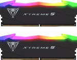 Patriot Pamięć Patriot Viper Xtreme 5 RGB, DDR5, 32 GB, 7600MHz, CL36 (PVXR532G76C36K)