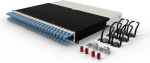 Patchbox PONEX8UTPBL kabel sieciowy Niebieski 0,8 m Cat6a U/UTP (UTP)