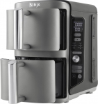 Ninja SL400EU fryer Double 9.5 L 2470 W Hot air fryer Black, Grey
