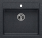 Quadron Zlewozmywak Quadron BILL 110 GraniteQ black diamond/elementy stalowe
