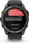 Garmin Zegarek sportowy Garmin Fenix 8 Pro MicroLED Czarny  (010-03380-01)