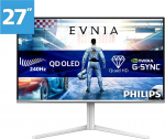 Philips Evnia 6000 27M2N6501L/00 computer monitor 67.3 cm (26.5") 2560 x 1440 pixels Quad HD QD-OLED White