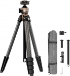 Neewer CARBON FIBER TRAVEL TRIPOD, WITH 360&deg;