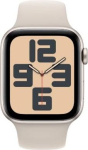 Apple Watch SE 2nd Gen GPS + Cellular 44mm Starlight Alu Case, Starlight Sport Band S/M EU MRHJ3