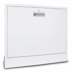 3U 19'' Sieninė skirstomoji spinta CCTV, SIGNALIZACIJA, IT/ 580x500x180mm / Pilka / Surinkta