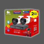 CCTV KIT 2xcameras+ DVR + 2xCables + 2xPower adapters
