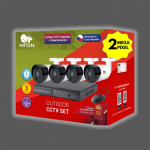 HD quality profesional CCTV KIT 4xcameras+ DVR + 4xCables + 4xPower adapters