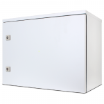 IP55 9U 19" sieninė spinta, plieninės durys / 550 x 550 x 320 mm / pilka, surinkta