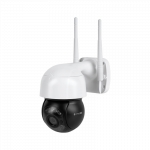 PTZ 5Mpx WiFi ir POE CCTV kamera | Du būdai garsas | C60 | Tuya | IP66 | ONVIF