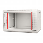 6U 19'' Pakabinama spinta/ 600 x 600 x 370mm/ Pilka/ Nesumontuota