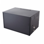 6U 19'' Pakabinama spinta/ 540 x 450/ Juoda /Surinkti