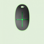 Ajax SpaceControl Key fob with a panic button (black)