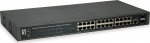 Level One  24x GE GEP-2652 2xGSFP 19" 370W 24xPoE+ | GEP-2652 | 4015867207932