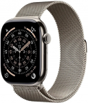 Apple Watch Series 11 GPS + Cellular 46mm Natural Titanium Case with Natural Milanese Loop - M/L | MFD04ZR/A | 0195950629521