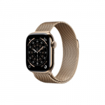 Apple Watch 11 42 mm GPS + Cellular Milanese loop złoty tytan  Series 11 GPS+Cell MF8Y4ET/A (195950472479) | MF8Y4ET/A | 195950472479