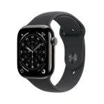 Apple Watch Series 11 GPS + Cellular 46 mm Slate Titanium Case with Sport Band (black) - M/L | MFD24ZR/A | 0195950629545