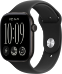 Apple Watch Series 12 (2026) black aluminium 42mm 5G black sport band M/L | MJG14ZR/A | 0195951230696
