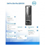 Komputer Dell Slim SLIM PLUS QBS1250, Core Ultra 5 235, 16 GB, Intel Graphics, 512 GB M.2 PCIe Windows 11 Pro | BTO103_QBS1250_EMEA | 0662919123012