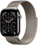 Apple Watch Series 11 GPS + Cellular 42mm Natural Titanium Case with Natural Milanese Loop | MF8P4ZR/A | 0195950629422
