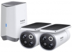 Baseus S1 Pro 3K Dual outdoor camera (white) | BSU8966 | 6932172662059