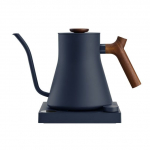 Fellow Stagg EKG PRO 900ml electric kettle in stone blue with a walnut-coloured handle | 1220000880627 | 1220000880627