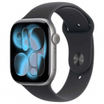 Apple Watch Series 11 (2025) GPS 46mm Space Gray Alu Case, Black Sport Band S/M EU MEV04 - ONLY BOX DAMAGE | MEV04LWADMG | 195950463088-D
