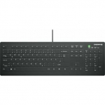 Cherry AK-C8112 Medical Wired Keyboard USB Black (Sealed IP68) | AK-C8112-US-B/DE | 7061111384628