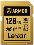 Karta Lexar Armor Gold SDXC 128 GB Class 10 UHS-II/U3 V60 (LSDAMGL128G-RNNNG) | LSDAMGL128G-RNNNG | 843367138562