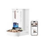 PETKIT  YumShare Dual-hopper 2 Automatic Feeder with Camera | Capacity 5 L | Material ABS, 304 stainless steel | White | P591 2 | 6975069307596