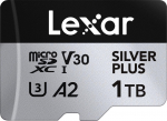 Karta Lexar Professional Silver Plus MicroSDXC 1 TB Class 10 UHS-I/U3 A2 V30 (LMSSIPL001T-BNANG) | LMSSIPL001T-BNANG | 10843367135360