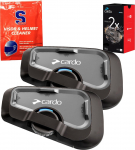 Cardo FRC2X103 motorcycle intercom 2 channels 800 m Black | FRC2X103 | 828831843036