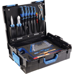 Gedore Azubi-Sortiment in L-BOXX 136, 23-teilig (Black/blau, inkl. S&auml;ge, Zangen, Spannungspr&uuml;fer) | 2835983 | 4010886939390